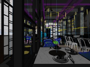 restaurant teahouse cafe drinks clubhouse 213 Modelo 3D