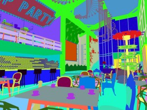 restaurant teahouse cafe drinks clubhouse 214 3D Модель
