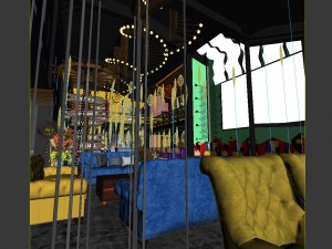 restaurant teahouse cafe drinks clubhouse 214 3D Модель