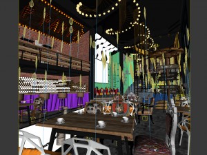restaurant teahouse cafe drinks clubhouse 214 3D Модель