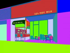 restaurant teahouse cafe drinks clubhouse 215 3D Model