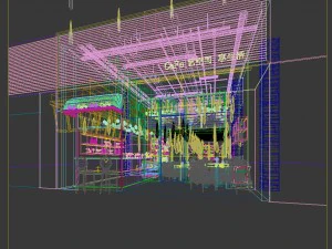 restaurant teahouse cafe drinks clubhouse 215 3D Model