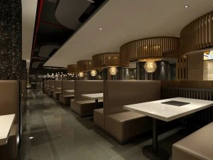 restaurante casa de ch&aacute; caf&eacute; bebidas clube 216 Modelo 3D