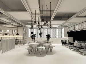 restaurant teahouse cafe drinks clubhouse 216 Modèle 3D