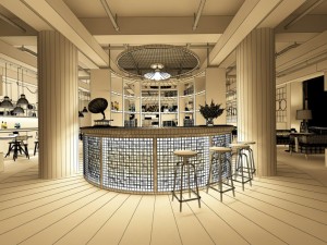 restaurant teahouse cafe drinks clubhouse 218 3D Модель