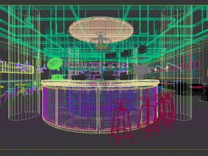 restaurant teahouse cafe drinks clubhouse 218 3D Модель