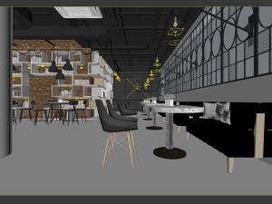 restaurant teahouse cafe drinks clubhouse 218 3D Модель