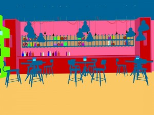 restaurant teahouse cafe drinks clubhouse 218 3D Модель
