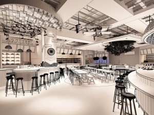 restaurant teahouse cafe drinks clubhouse 219 Modelo 3D