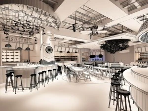 restaurant teahouse cafe drinks clubhouse 219 3D Model