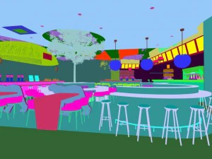 restaurant teahouse cafe drinks clubhouse 219 3D Model