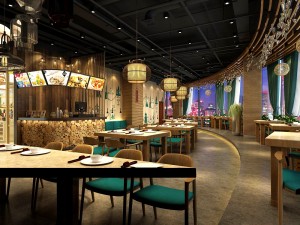 restaurant teahouse cafe drinks clubhouse 220 3D Model