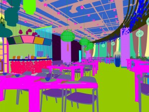 restaurant teahouse cafe drinks clubhouse 220 Model 3D