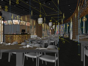 restaurant teahouse cafe drinks clubhouse 220 Model 3D