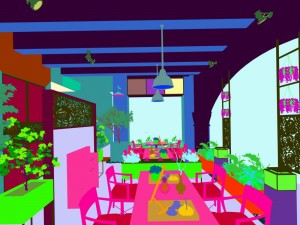 restaurant teahouse cafe drinks clubhouse 221 3D Model
