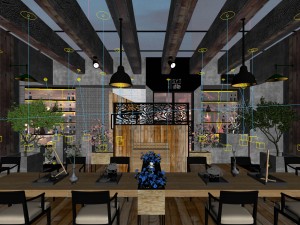 restaurant teahouse cafe drinks clubhouse 221 3D Model
