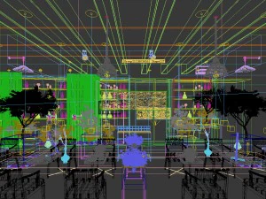 restaurant teahouse cafe drinks clubhouse 221 3D Model