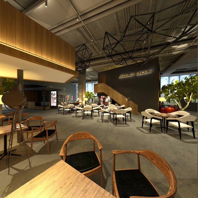 restaurant teahouse cafe drinks clubhouse 222 Model 3D .c4d .max .obj .3ds .fbx .stl .blend 