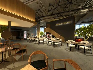 ресторан чайхана кафе напитки клуб 222 3D Модель