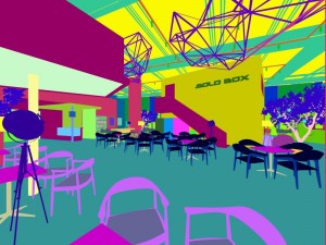 restaurant teahouse cafe drinks clubhouse 222 Model 3D