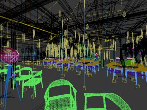 restaurant teahouse cafe drinks clubhouse 222 Model 3D