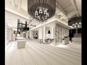 restaurant teahouse cafe drinks clubhouse 223 Modèle 3D