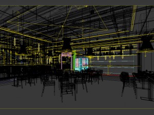 restaurant teahouse cafe drinks clubhouse 223 Modèle 3D