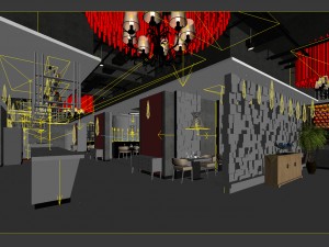 restaurant teahouse cafe drinks clubhouse 223 Modèle 3D