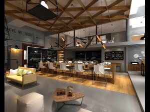 restaurant teahouse cafe drinks clubhouse 224 3D Model