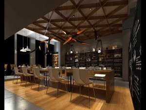 restaurant teahouse cafe drinks clubhouse 224 3D Модель