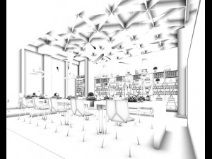 restaurant teahouse cafe drinks clubhouse 224 3D Модель