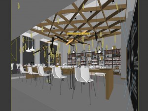 restaurant teahouse cafe drinks clubhouse 224 3D Модель