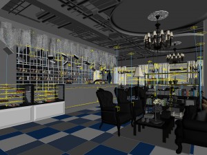 restaurant teahouse cafe drinks clubhouse 225 3D Model
