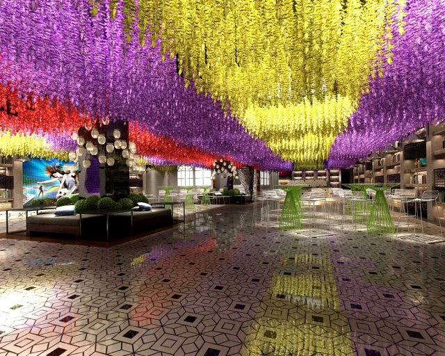 restaurant teahouse cafe drinks clubhouse 227 3D Model .c4d .max .obj .3ds .fbx .stl .blend 