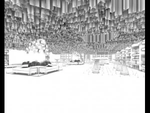 restaurant teahouse cafe drinks clubhouse 227 3D Model