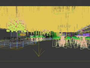 restaurant teahouse cafe drinks clubhouse 227 3D Model