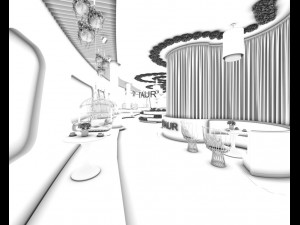 restaurant teahouse cafe drinks clubhouse 228 Modèle 3D
