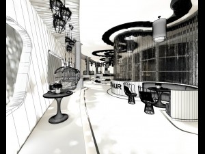 restaurant teahouse cafe drinks clubhouse 228 Modèle 3D