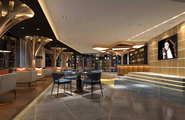 restaurant teahouse cafe drinks clubhouse 229 3D मॉडल .c4d .max .obj .3ds .fbx .stl .blend 