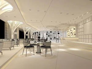 restaurant teahouse cafe drinks clubhouse 229 3D Model