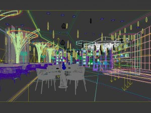 restaurant teahouse cafe drinks clubhouse 229 3D Model
