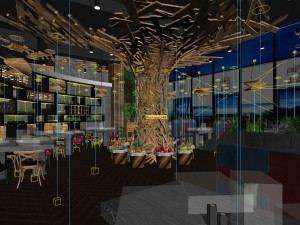 restaurant teahouse cafe drinks clubhouse 230 3D Model