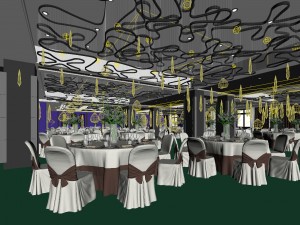 restaurant teahouse cafe drinks clubhouse 231 3D Model