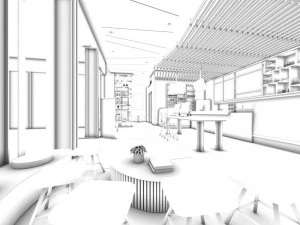 restaurant teahouse cafe drinks clubhouse 232 3D Model