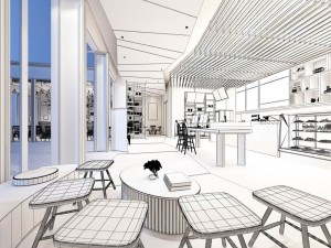 restaurant teahouse cafe drinks clubhouse 232 3D 模型