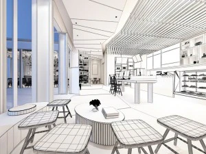 restaurant teahouse cafe drinks clubhouse 232 3D Model