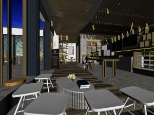 restaurant teahouse cafe drinks clubhouse 232 3D 模型