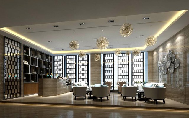 restaurant teahouse cafe drinks clubhouse 233 Modelo 3D .c4d .max .obj .3ds .fbx .stl .blend 