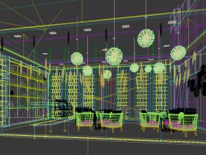 restaurant teahouse cafe drinks clubhouse 233 3D Model