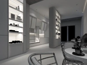 restaurant teahouse cafe drinks clubhouse 235 3D Model